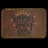 Faux Leather Engravable Patch - Round-Corner Rectangular Thumbnail