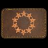 Faux Leather Engravable Patch - Round-Corner Rectangular Thumbnail