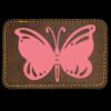 Faux Leather Engravable Patch - Round-Corner Rectangular Thumbnail