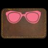 Faux Leather Engravable Patch - Round-Corner Rectangular Thumbnail