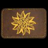 Faux Leather Engravable Patch - Round-Corner Rectangular Thumbnail
