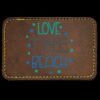 Faux Leather Engravable Patch - Round-Corner Rectangular Thumbnail