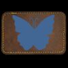Faux Leather Engravable Patch - Round-Corner Rectangular Thumbnail