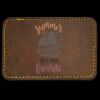 Faux Leather Engravable Patch - Round-Corner Rectangular Thumbnail