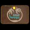 Faux Leather Engravable Patch - Round-Corner Rectangular Thumbnail