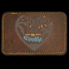 Faux Leather Engravable Patch - Round-Corner Rectangular Thumbnail