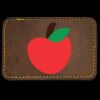 Faux Leather Engravable Patch - Round-Corner Rectangular Thumbnail