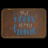 Faux Leather Engravable Patch - Round-Corner Rectangular Thumbnail