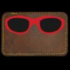 Faux Leather Engravable Patch - Round-Corner Rectangular Thumbnail