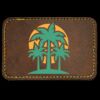 Faux Leather Engravable Patch - Round-Corner Rectangular Thumbnail