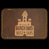 Faux Leather Engravable Patch - Round-Corner Rectangular Thumbnail
