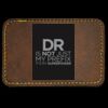 Faux Leather Engravable Patch - Round-Corner Rectangular Thumbnail