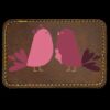 Faux Leather Engravable Patch - Round-Corner Rectangular Thumbnail