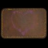 Faux Leather Engravable Patch - Round-Corner Rectangular Thumbnail