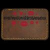 Faux Leather Engravable Patch - Round-Corner Rectangular Thumbnail