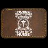 Faux Leather Engravable Patch - Round-Corner Rectangular Thumbnail