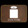 Faux Leather Engravable Patch - Round-Corner Rectangular Thumbnail