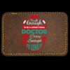 Faux Leather Engravable Patch - Round-Corner Rectangular Thumbnail