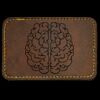 Faux Leather Engravable Patch - Round-Corner Rectangular Thumbnail