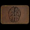 Faux Leather Engravable Patch - Round-Corner Rectangular Thumbnail