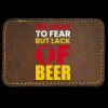 Faux Leather Engravable Patch - Round-Corner Rectangular Thumbnail