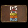 Faux Leather Engravable Patch - Round-Corner Rectangular Thumbnail