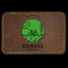 Faux Leather Engravable Patch - Round-Corner Rectangular Thumbnail