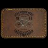 Faux Leather Engravable Patch - Round-Corner Rectangular Thumbnail