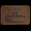 Faux Leather Engravable Patch - Round-Corner Rectangular Thumbnail