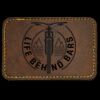 Faux Leather Engravable Patch - Round-Corner Rectangular Thumbnail