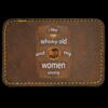 Faux Leather Engravable Patch - Round-Corner Rectangular Thumbnail