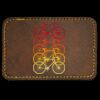 Faux Leather Engravable Patch - Round-Corner Rectangular Thumbnail