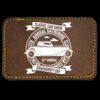 Faux Leather Engravable Patch - Round-Corner Rectangular Thumbnail