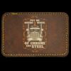Faux Leather Engravable Patch - Round-Corner Rectangular Thumbnail