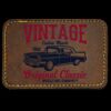Faux Leather Engravable Patch - Round-Corner Rectangular Thumbnail