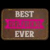 Faux Leather Engravable Patch - Round-Corner Rectangular Thumbnail