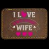 Faux Leather Engravable Patch - Round-Corner Rectangular Thumbnail