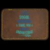 Faux Leather Engravable Patch - Round-Corner Rectangular Thumbnail