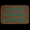 Faux Leather Engravable Patch - Round-Corner Rectangular Thumbnail