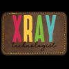 Faux Leather Engravable Patch - Round-Corner Rectangular Thumbnail