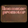 Faux Leather Engravable Patch - Round-Corner Rectangular Thumbnail
