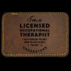 Faux Leather Engravable Patch - Round-Corner Rectangular Thumbnail