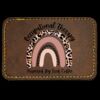 Faux Leather Engravable Patch - Round-Corner Rectangular Thumbnail