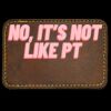 Faux Leather Engravable Patch - Round-Corner Rectangular Thumbnail