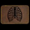 Faux Leather Engravable Patch - Round-Corner Rectangular Thumbnail