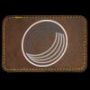 Faux Leather Engravable Patch - Round-Corner Rectangular Thumbnail