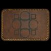Faux Leather Engravable Patch - Round-Corner Rectangular Thumbnail