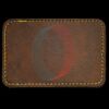 Faux Leather Engravable Patch - Round-Corner Rectangular Thumbnail