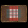 Faux Leather Engravable Patch - Round-Corner Rectangular Thumbnail