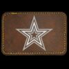 Faux Leather Engravable Patch - Round-Corner Rectangular Thumbnail